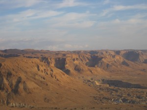 Buttes off Masada